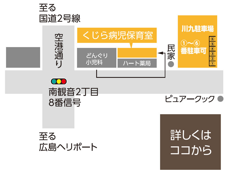 アクセスマップ　くじら病児保育室